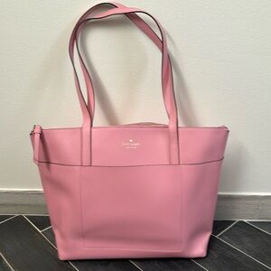 👛Kate Spade large Pink Zip Top Shoulder Bag